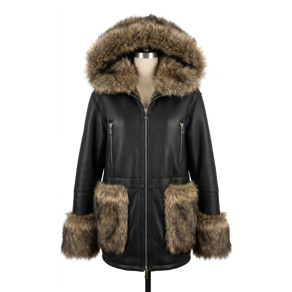 NEW LUSSO BENI adorn jacket in black